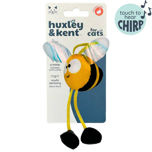 Huxley & Kent Bumble Bee Chirpy Cat Toy - Poudre Pet & Feed Supply
